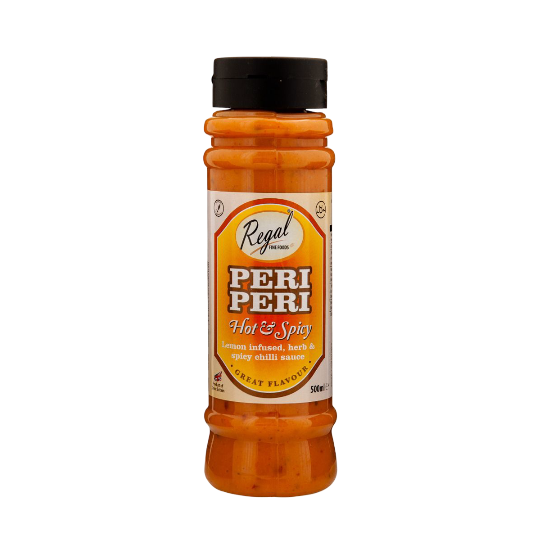 Regal Peri Peri Sauce 12x500ml UNIT PRICE £1.25 (RSP £1.80 POR 31%)