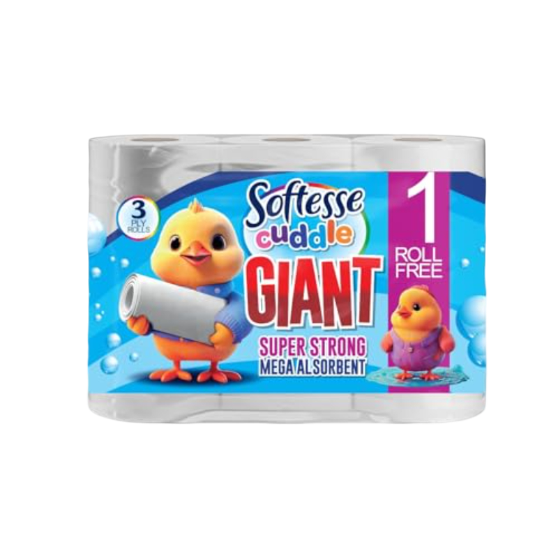 Softesse Cuddle Kitchen Roll 3ply 18pk