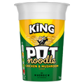 King Pot Noodle Chicken & Mushroom 12x114g UNIT PRICE £1 (RSP £1.50 POR 33%)