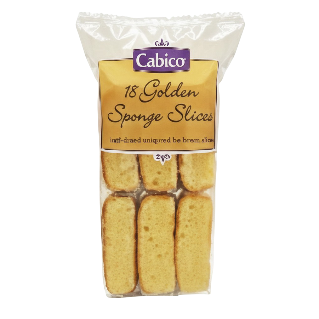 Cabico 18 Golden Sponge Slices 10x370g UNIT PRICE £1.45 (RSP £2 POR 28%)