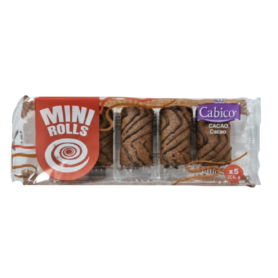 Cabico 5pk Mini Rolls Cacao 14x5pk UNIT PRICE 92p (RSP £1.49 POR 38%)