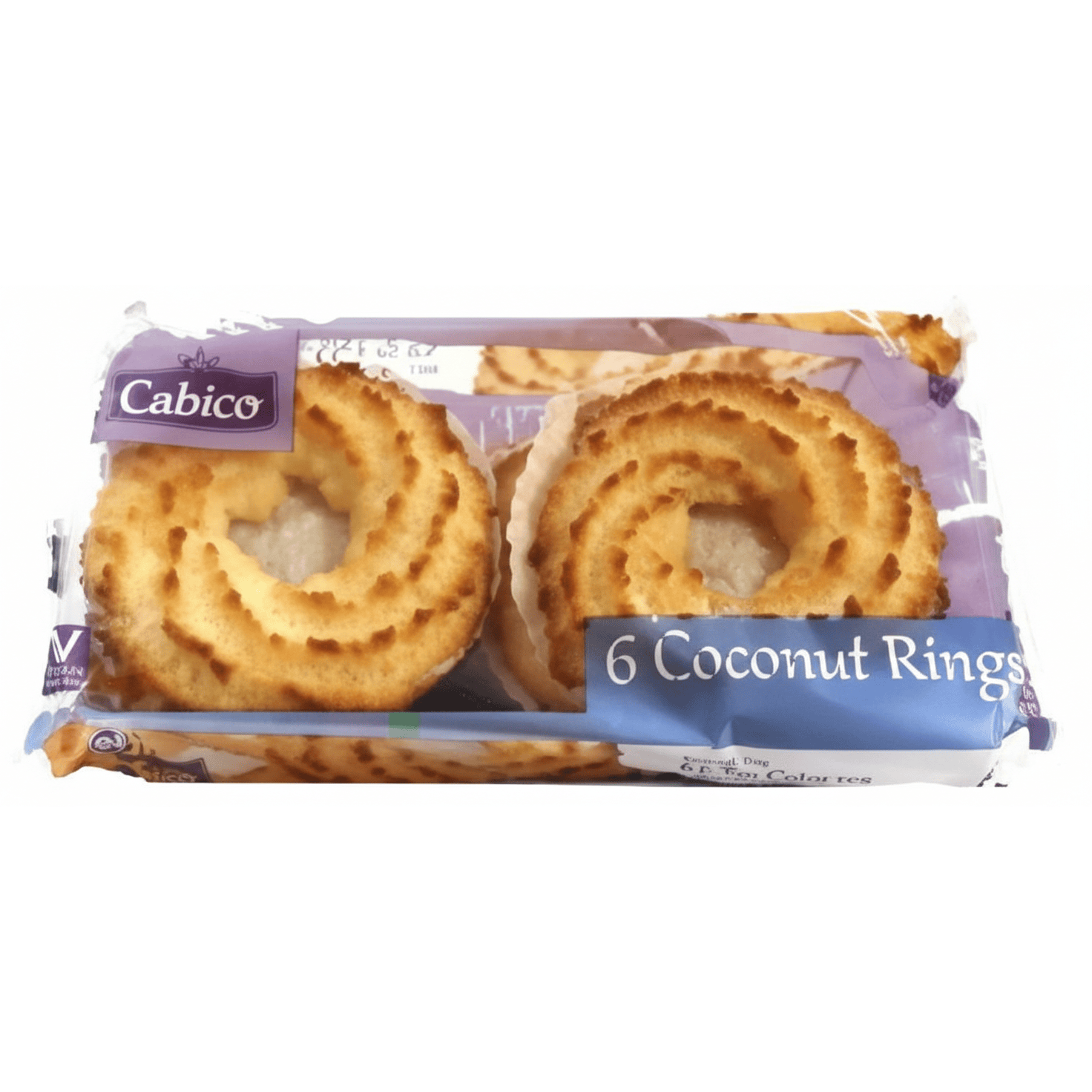 Cabico 6 Coconut Rings 180g