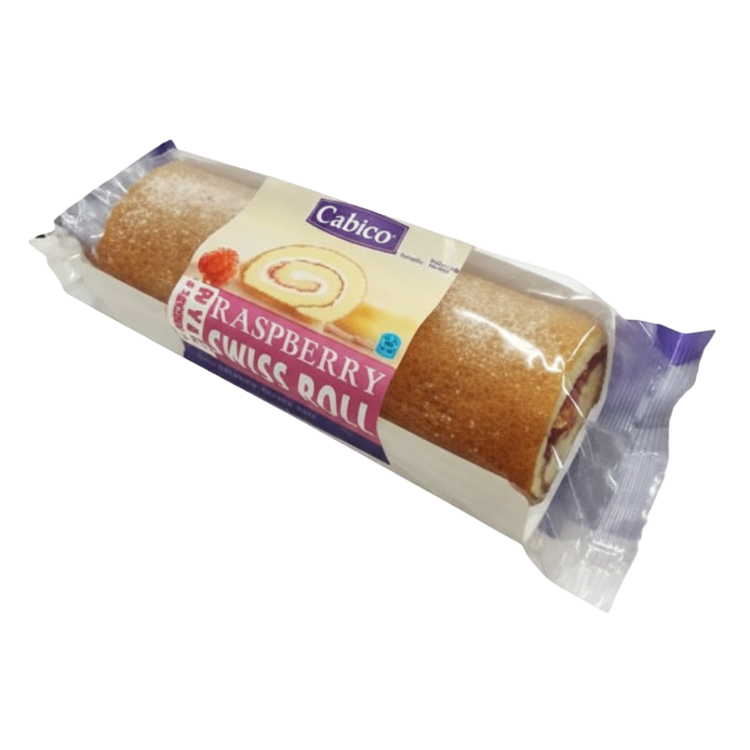 Cabico Raspberry Swiss Roll 6x300g UNIT PRICE £1.16 (RSP £1.79 POR 35%)