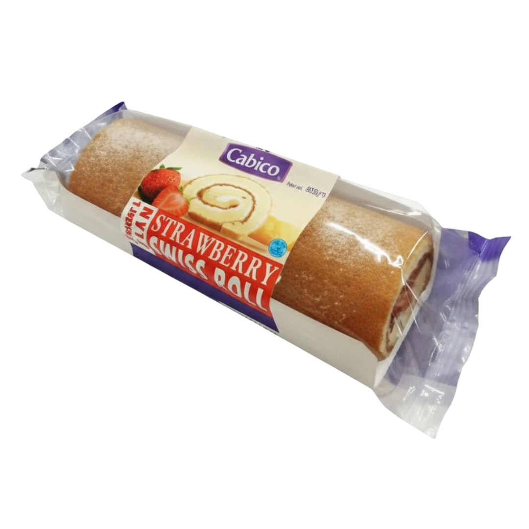 Cabico Strawberry Swiss Roll 6x300g UNIT PRICE £1.16 (RSP £1.79 POR 35%)