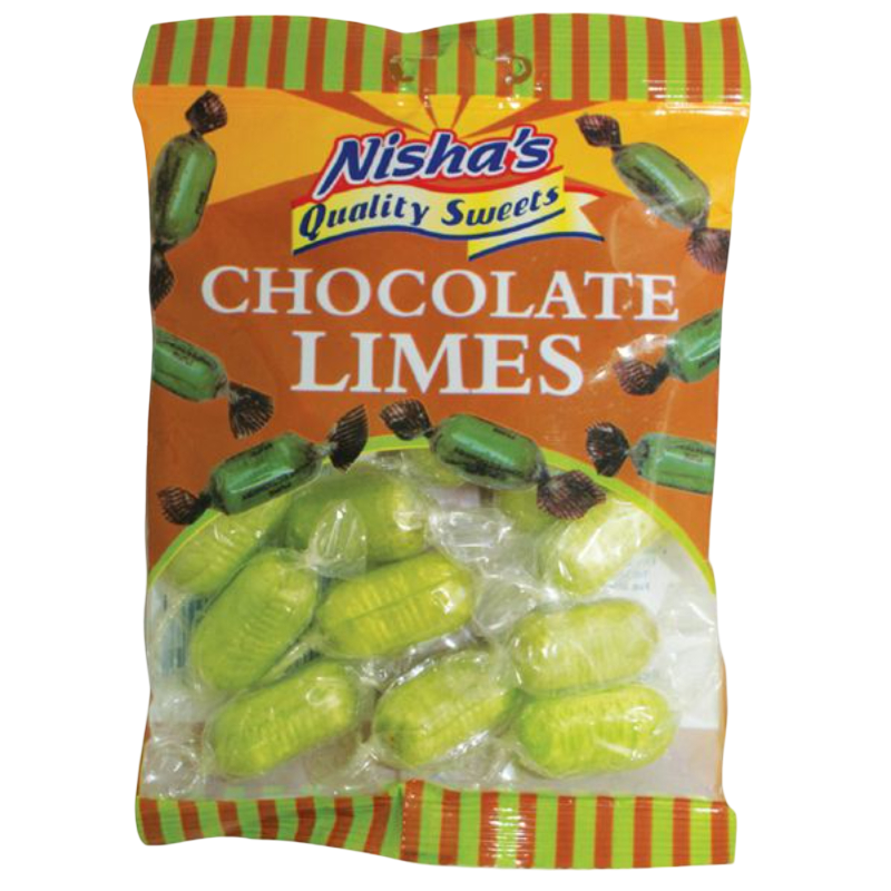 Nishas Chocolate Limes 12x120g