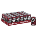 Dr Pepper 24x330ml UNIT PRICE 78p (RSP £1.29 POR 31%)