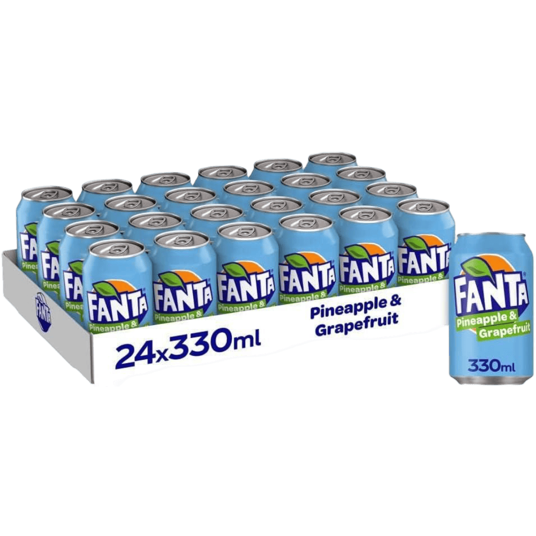 Fanta Pineapple & Grapefruit 24x330ml UNIT PRICE 78p (RSP £1.29 POR 31%)