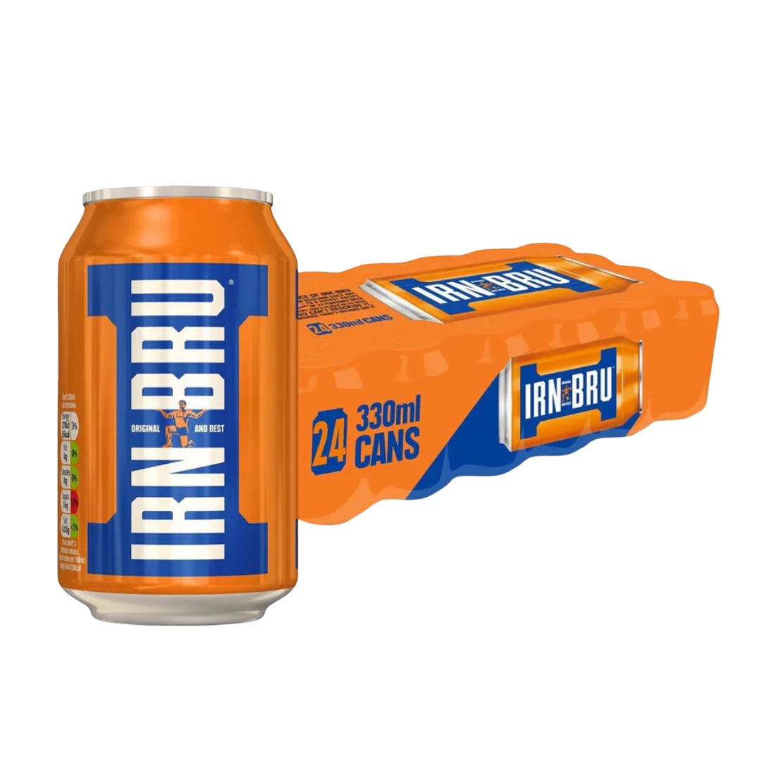 Irn Bru 24x330ml UNIT PRICE 78p (RSP £1.29 POR 31%)