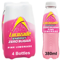 Lucozade Energy Zero Sugar Pink Lemonade 6x4x380ml UNIT PRICE £2.41 (RSP £3.50 POR 18%)