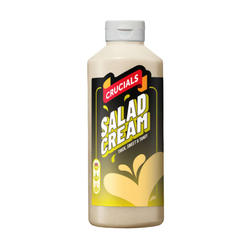 Crucials Salad Cream 12x500ml UNIT PRICE £1.18 (RSP £1.50 POR 22%)