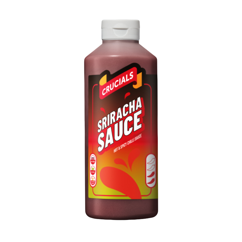 Crucials Sriracha Sauce 12x500ml UNIT PRICE £1.18 (RSP £1.50 POR 22%)