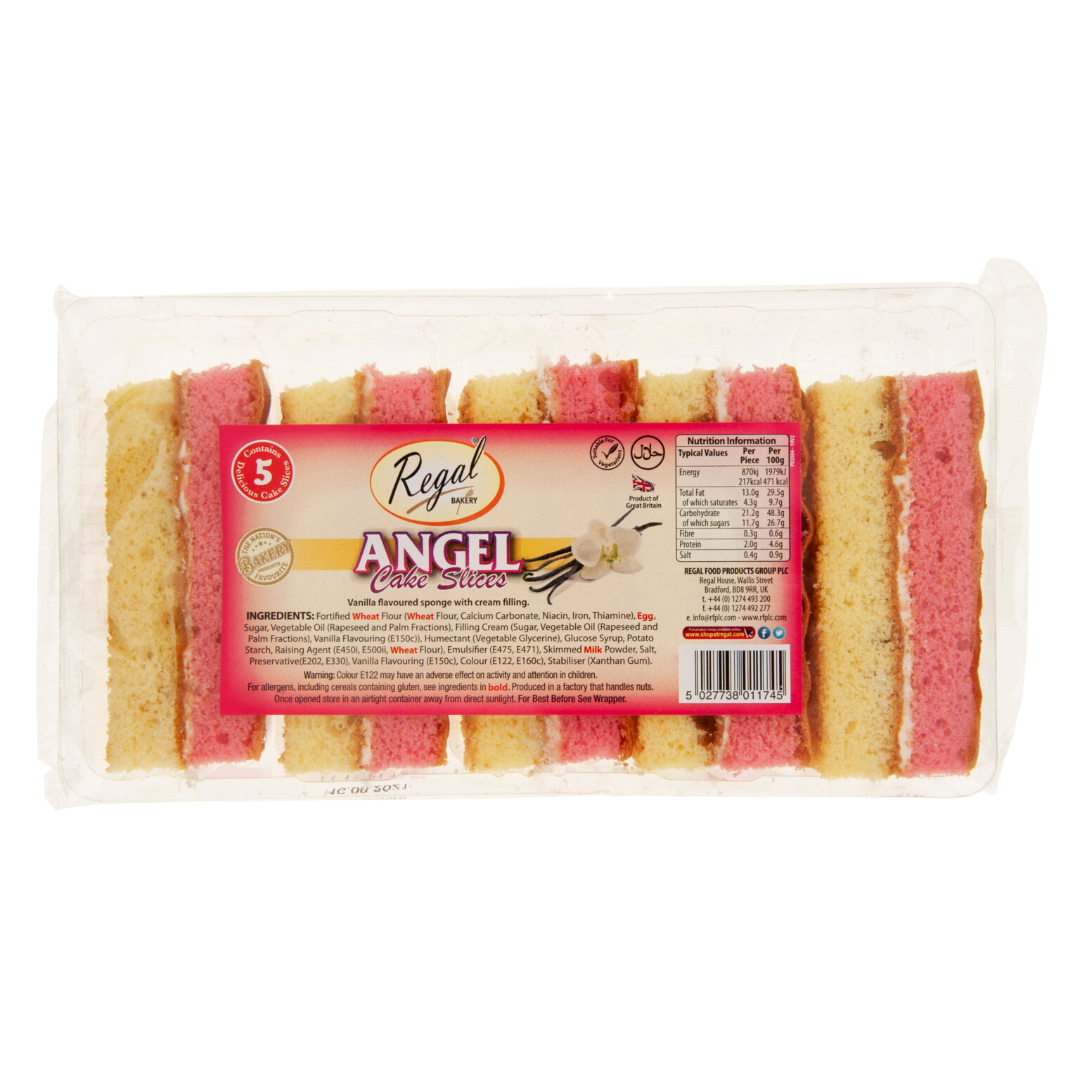 Regal Angel Cake Slices 11x5pk UNIT PRICE £1 (RSP £1.49 POR 33%)