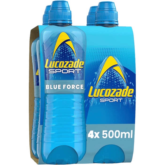 Lucozade Sport Blue Force 6x4x500ml UNIT PRICE £2.83 (RSP £4.25 POR 20%)