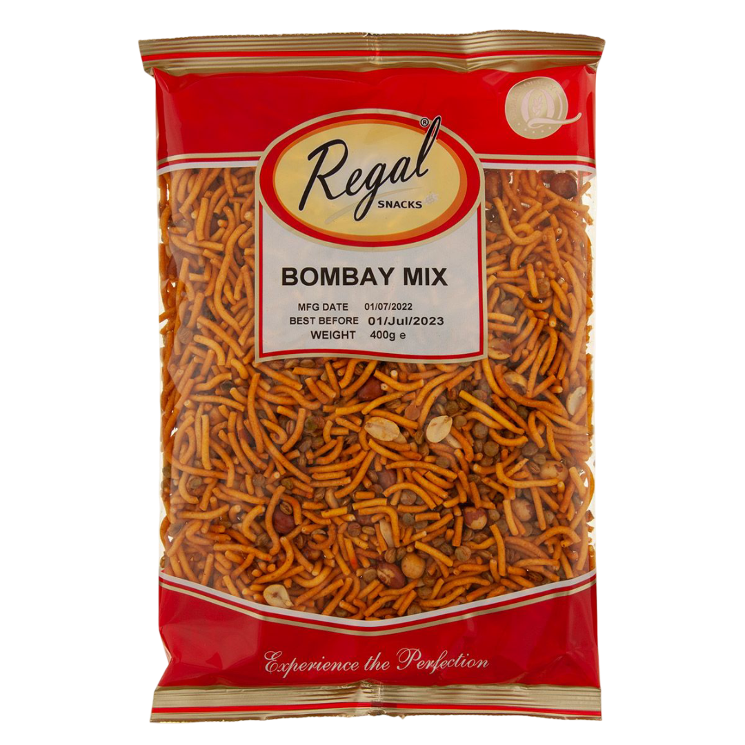 Regal Bombay Mix 8x375g UNIT PRICE £1.12 (RSP £1.60 POR 30%)