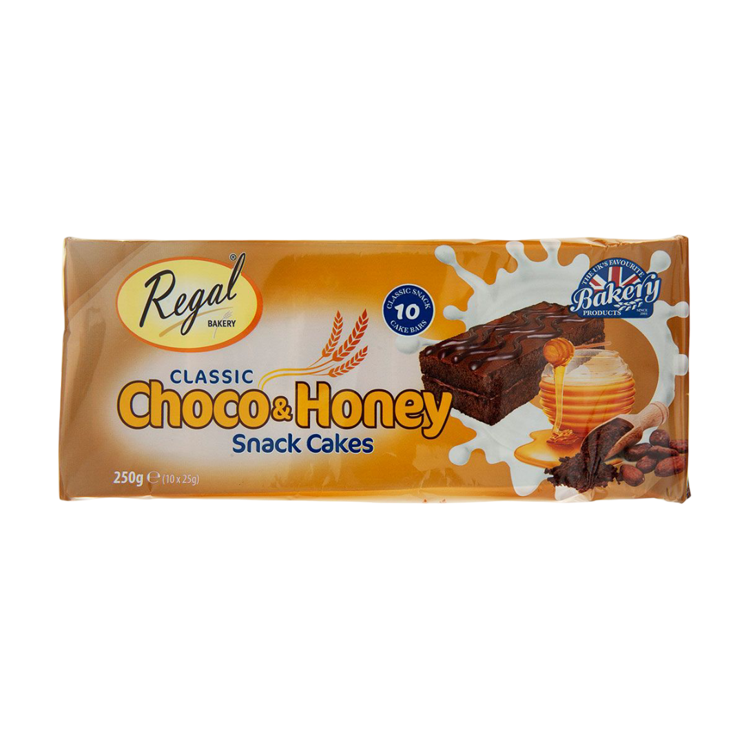 Regal Choc & Honey Snack Cakes 12x10pk UNIT PRICE £1 (RSP £1.49 POR 33%)