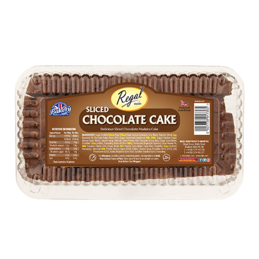 Regal Chocolate Sliced Madeira 6x10pk UNIT PRICE £2 (RSP £3 POR 33%)
