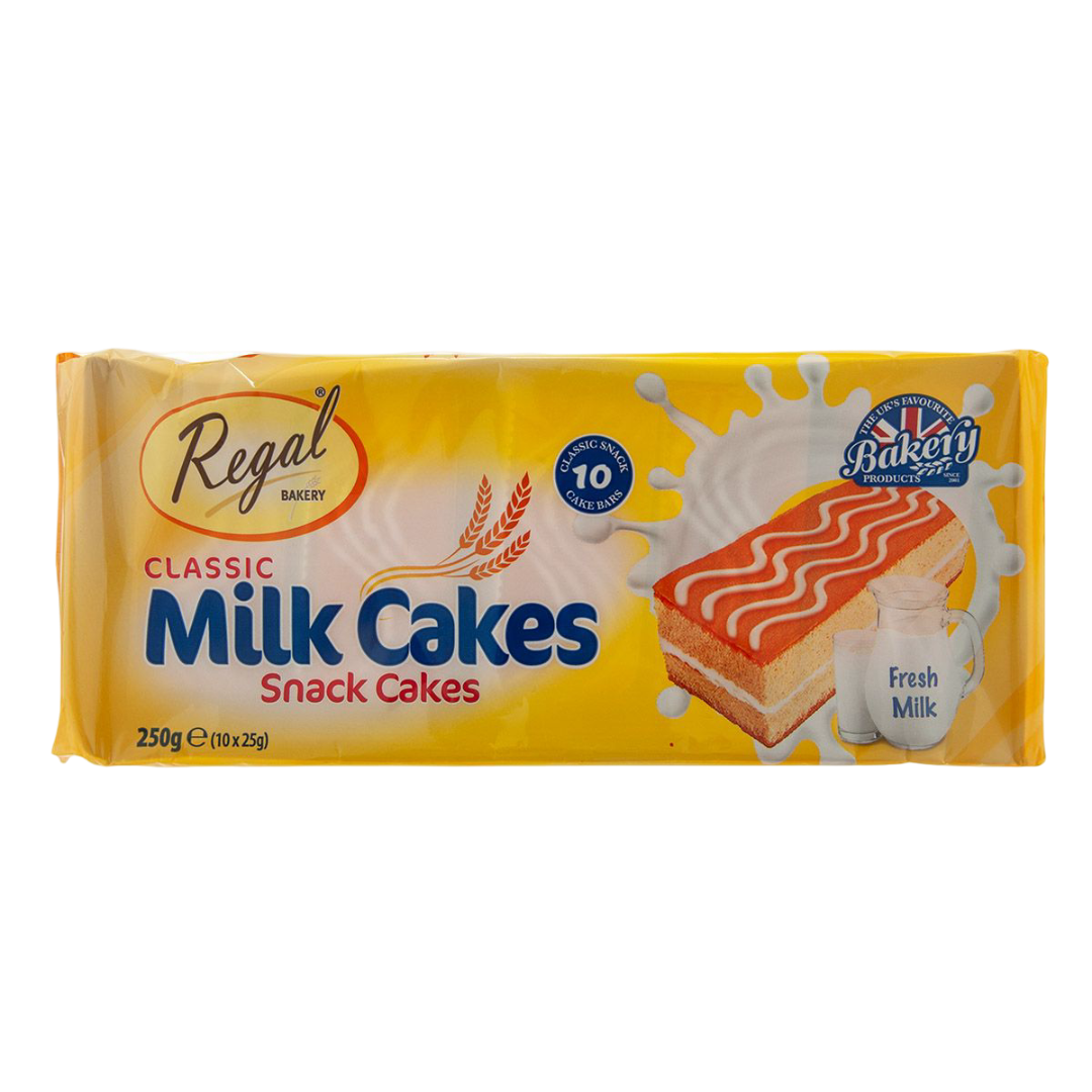 Regal Classic Milk Snack Cakes 12x10pk UNIT PRICE £1 (RSP £1.49 POR 33%)