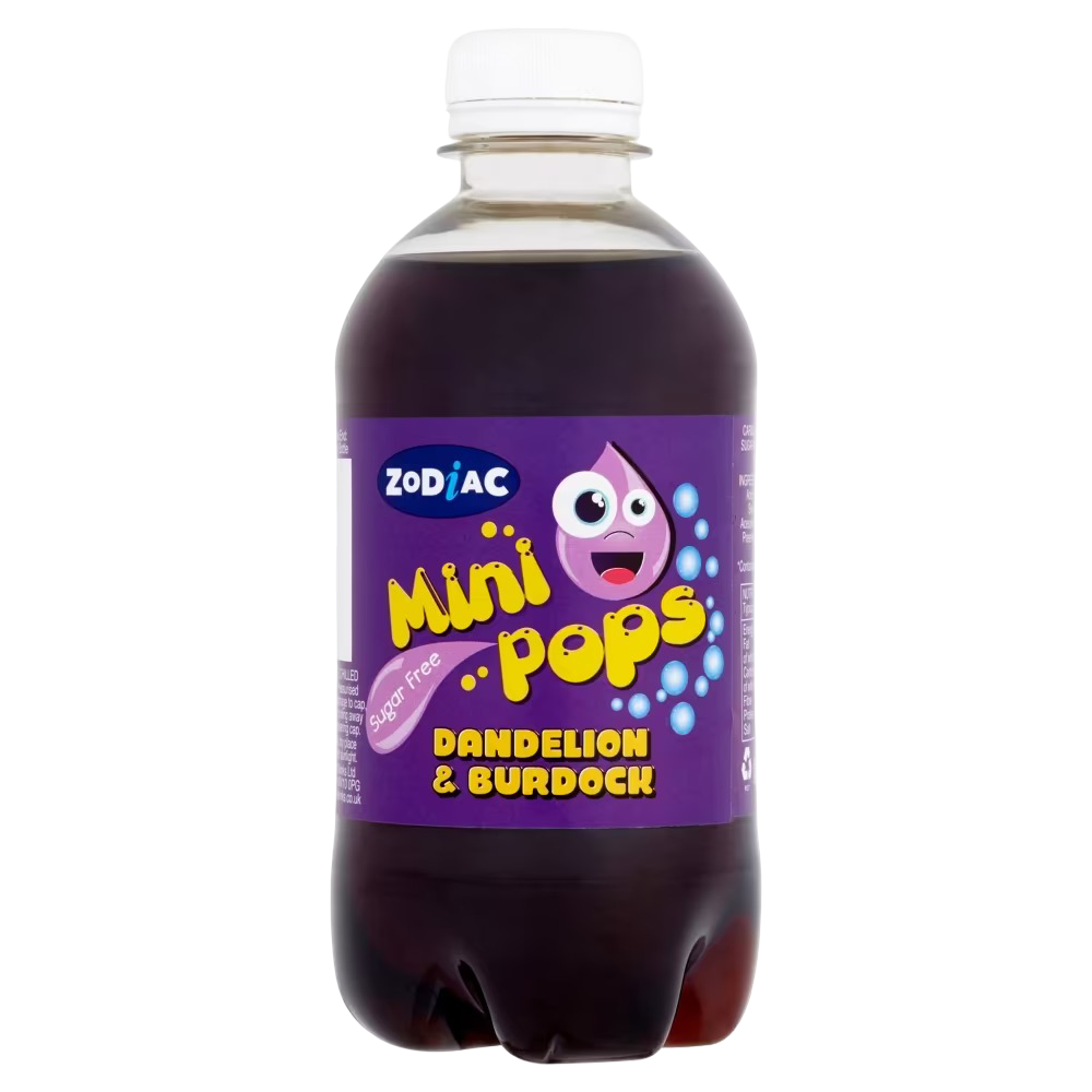Zodiac Mini Pops Dandelion & Burdock 6x330ml UNIT PRICE £1.15 (RSP £1.99 POR 30%)