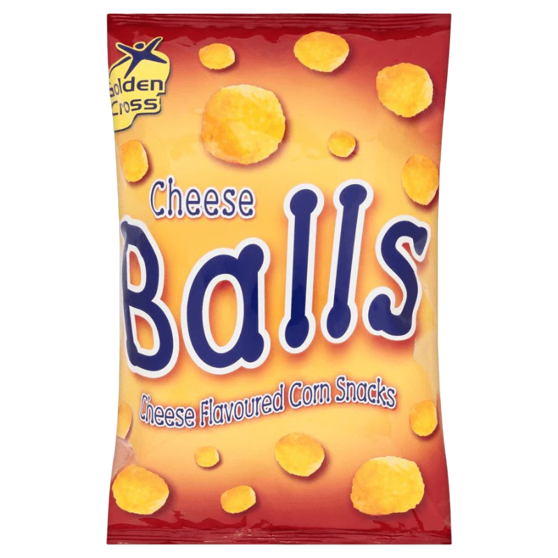 Golden Cross Cheese Balls Bag 12x150g