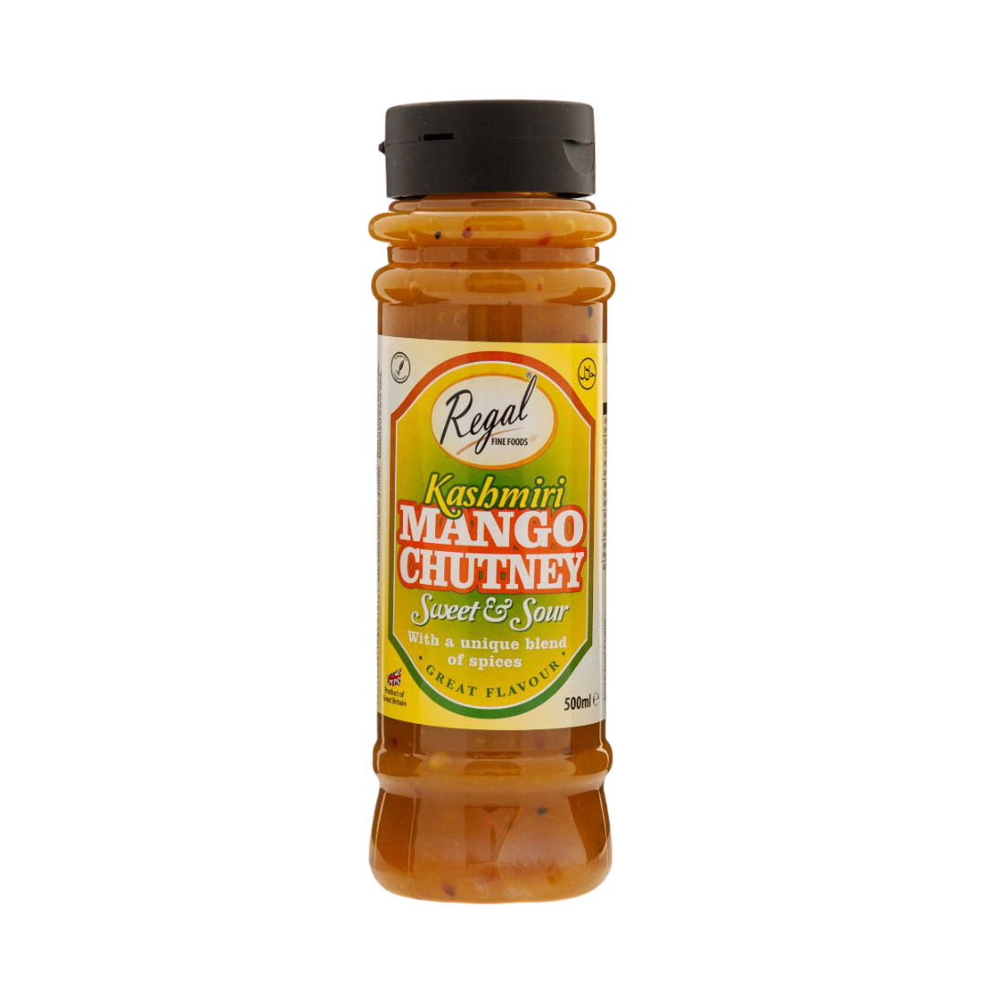 Regal Kashmiri Mango Chutney 12x500ml UNIT PRICE £1.25 (RSP £1.80 POR 31%)