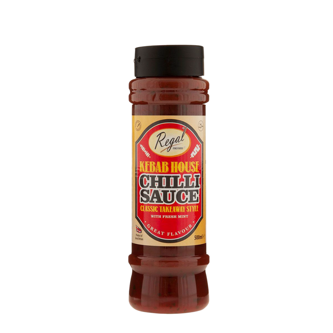 Regal Kebab House Chilli Sauce 12x500ml UNIT PRICE £1.25 (RSP £1.80 POR 31%)
