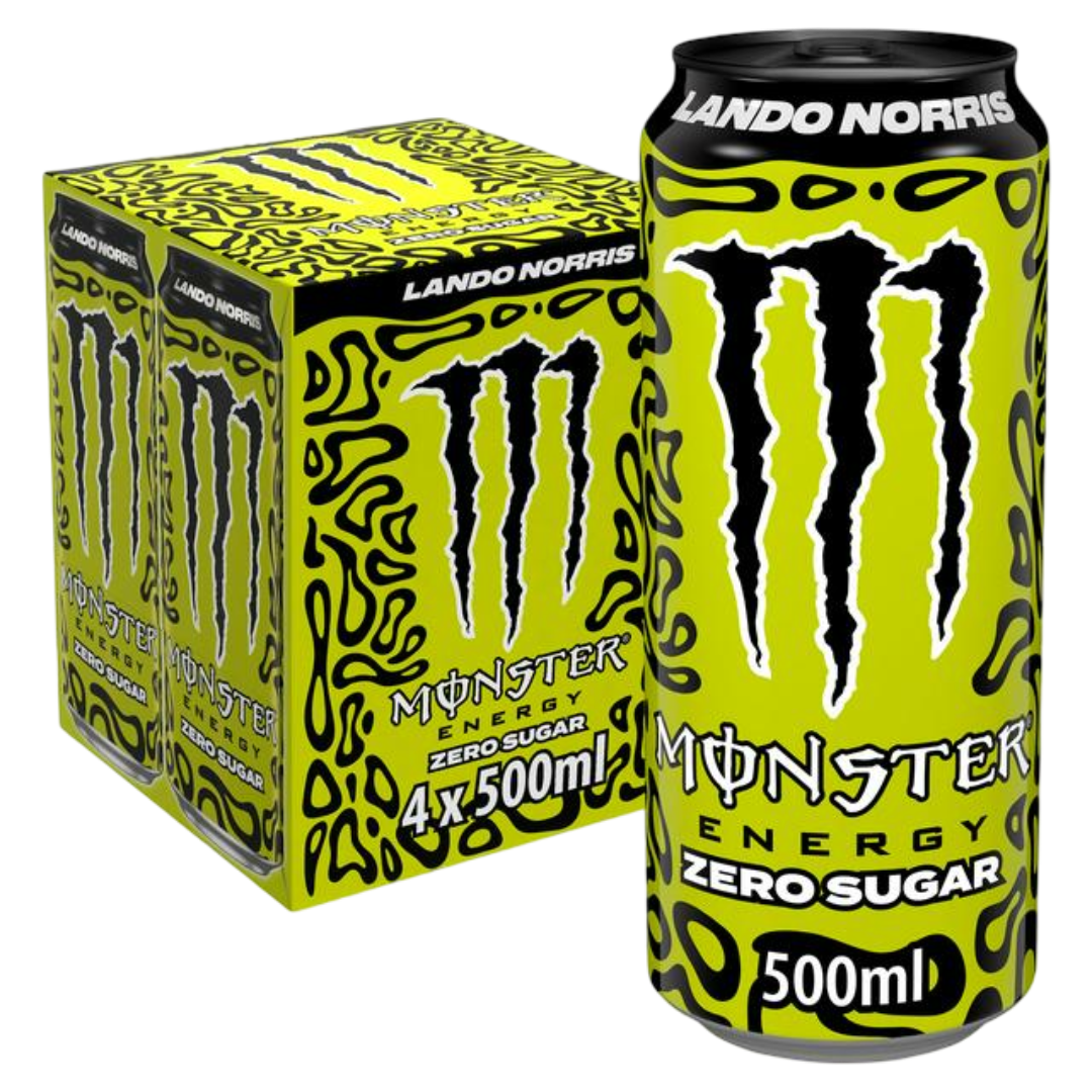 Monster Energy Zero Sugar Lando Norris Drink 6x4x500ml UNIT PRICE £3.49 (RSP £5.49 POR 24%)