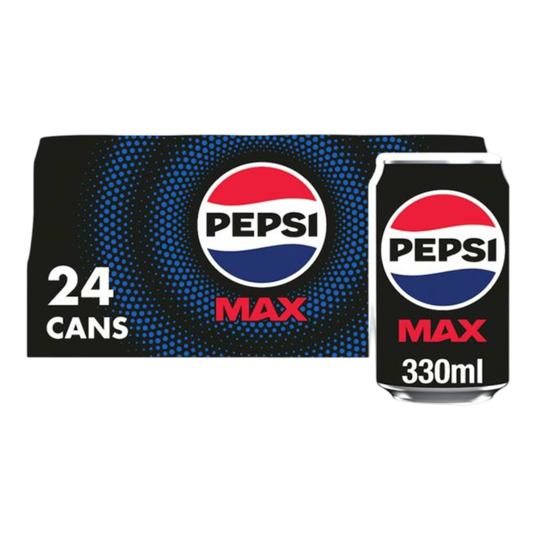 Pepsi Max 24x330ml UNIT PRICE 78p (RSP £1.29 POR 31%)