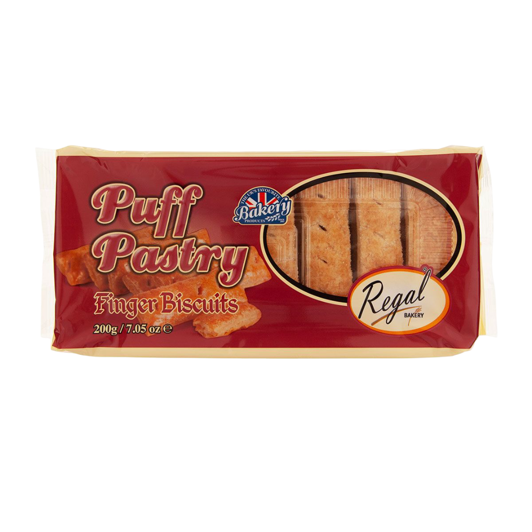 Regal Puff Pastry Fingers 12x200g UNIT PRICE £1.08 (RSP £1.69 POR 36%)