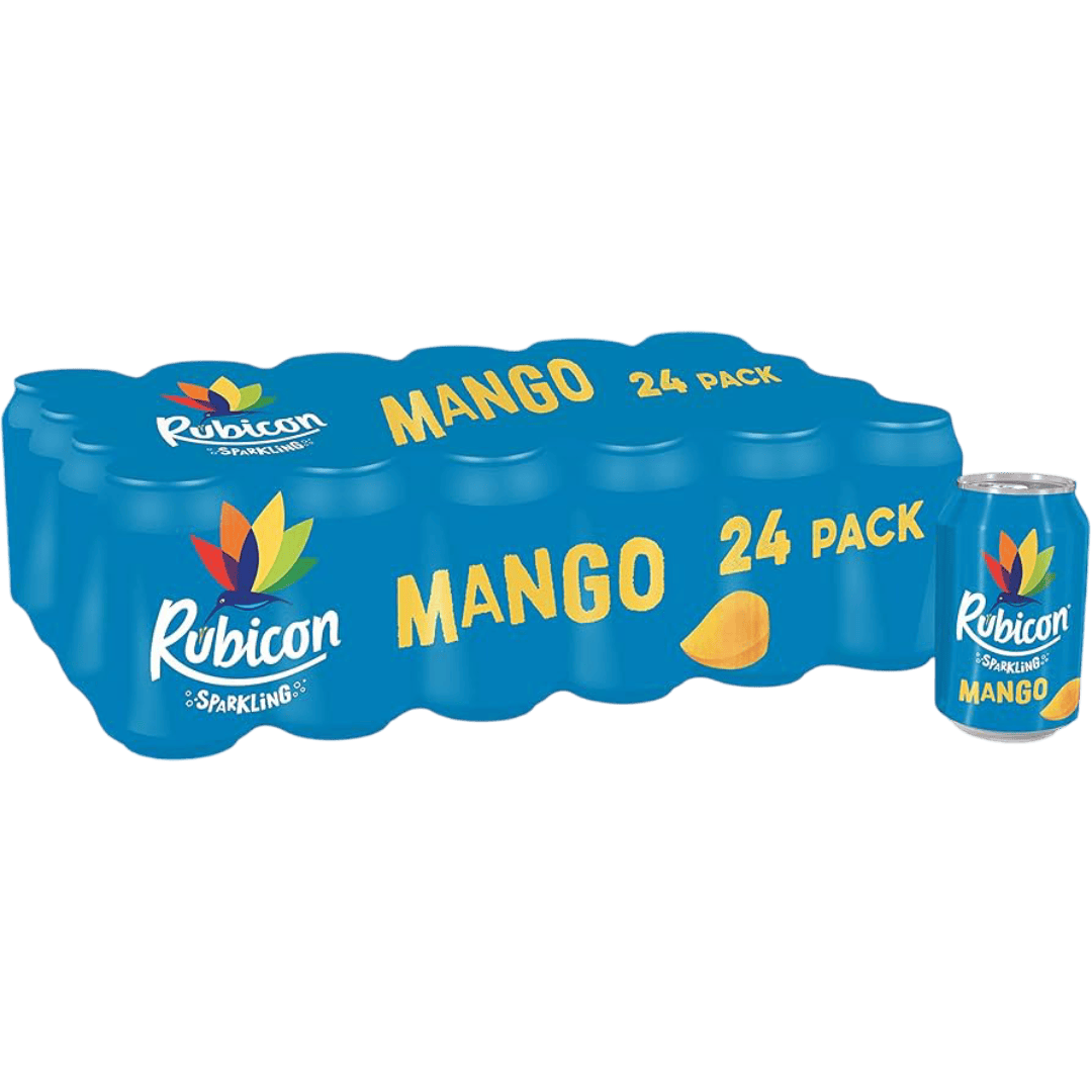 Rubicon Sparkling Mango 24x330ml UNIT PRICE 78p (RSP £1.29 POR 31%)