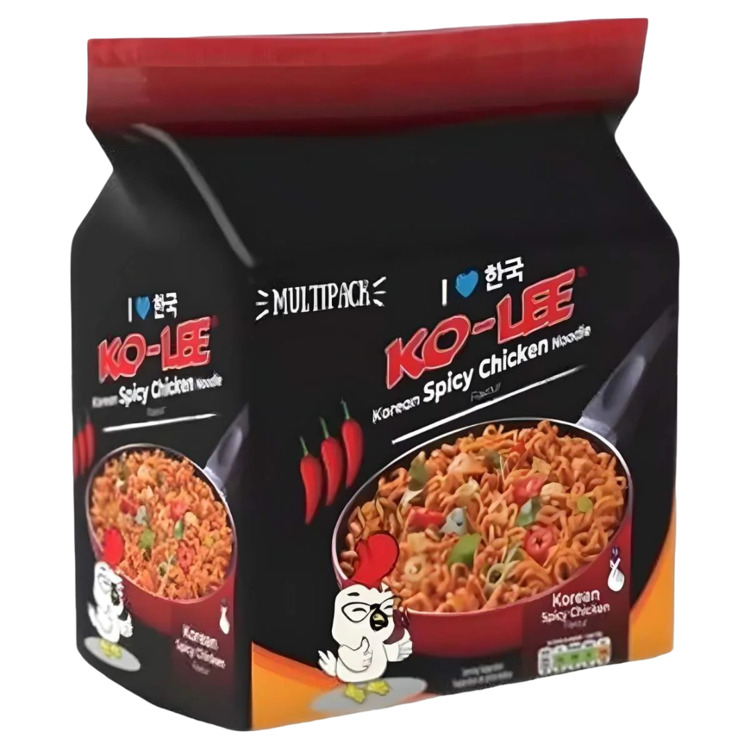 Ko-Lee Korean Spicy Chicken Flavour Noodle 4x70g