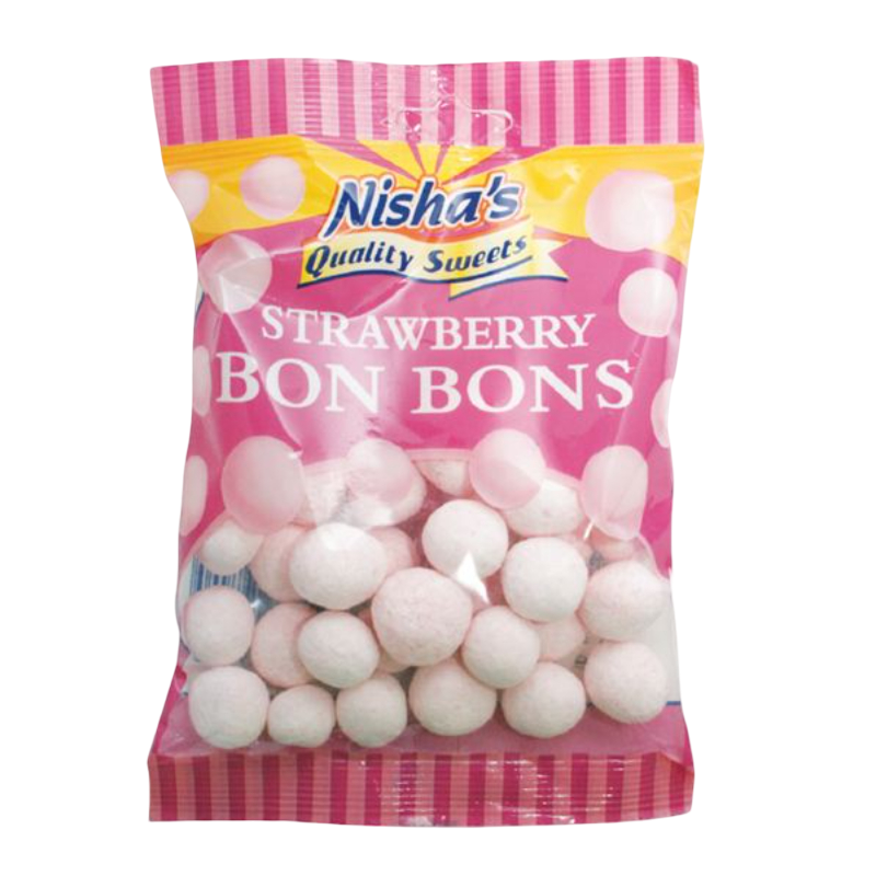 Nishas Strawberry Bon Bons 12x120g